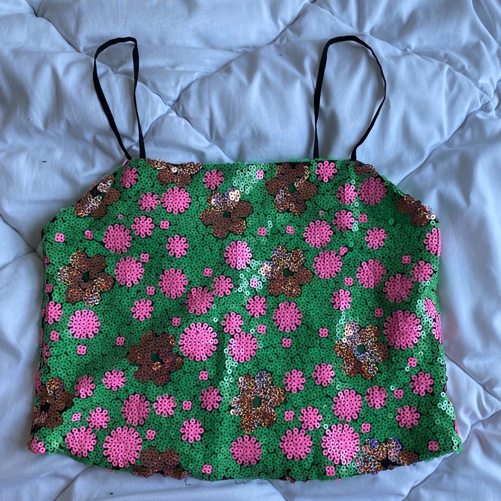Top shop party crop top